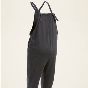 🌿Black Maternity Overalls